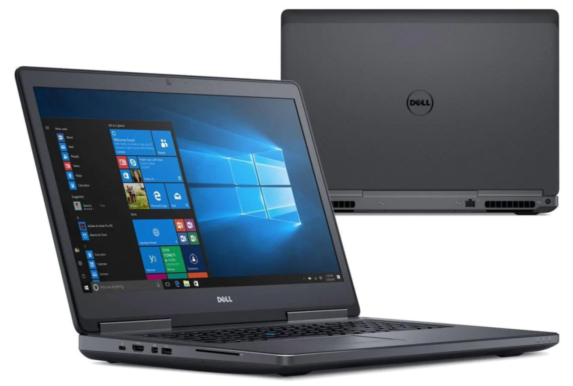 Dell Precision 7720 laptop core i7 Turbo 3.9GHz 32GB 512GB SSD+ 1TB HDD 17.3" FHD GAMING 6GB GRAPHICS