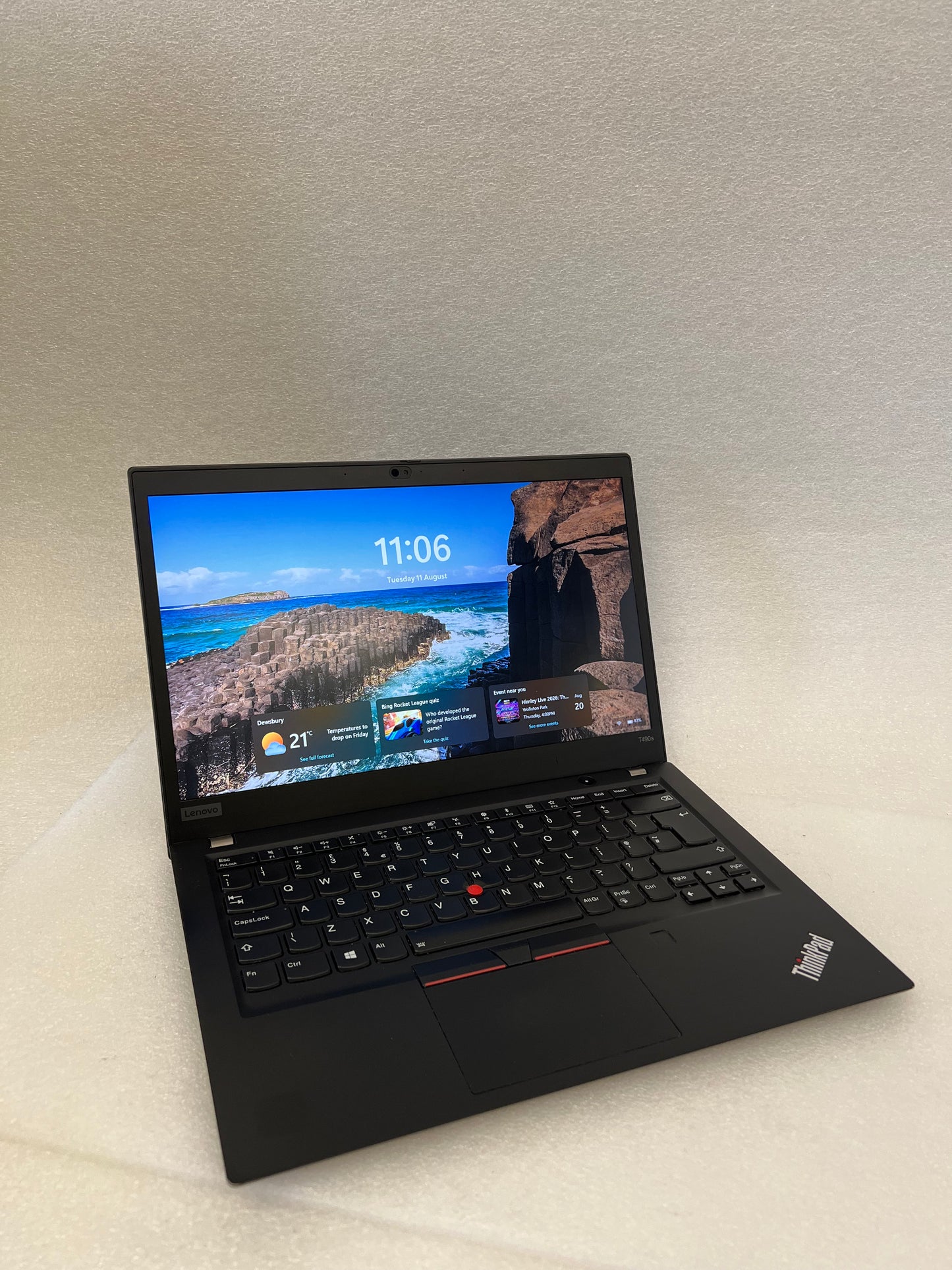 Lenovo ThinkPad T490s i7 8565U 1.8GHz 16GB 512GB SSD 14" Win 11 pro 1y Warranty
