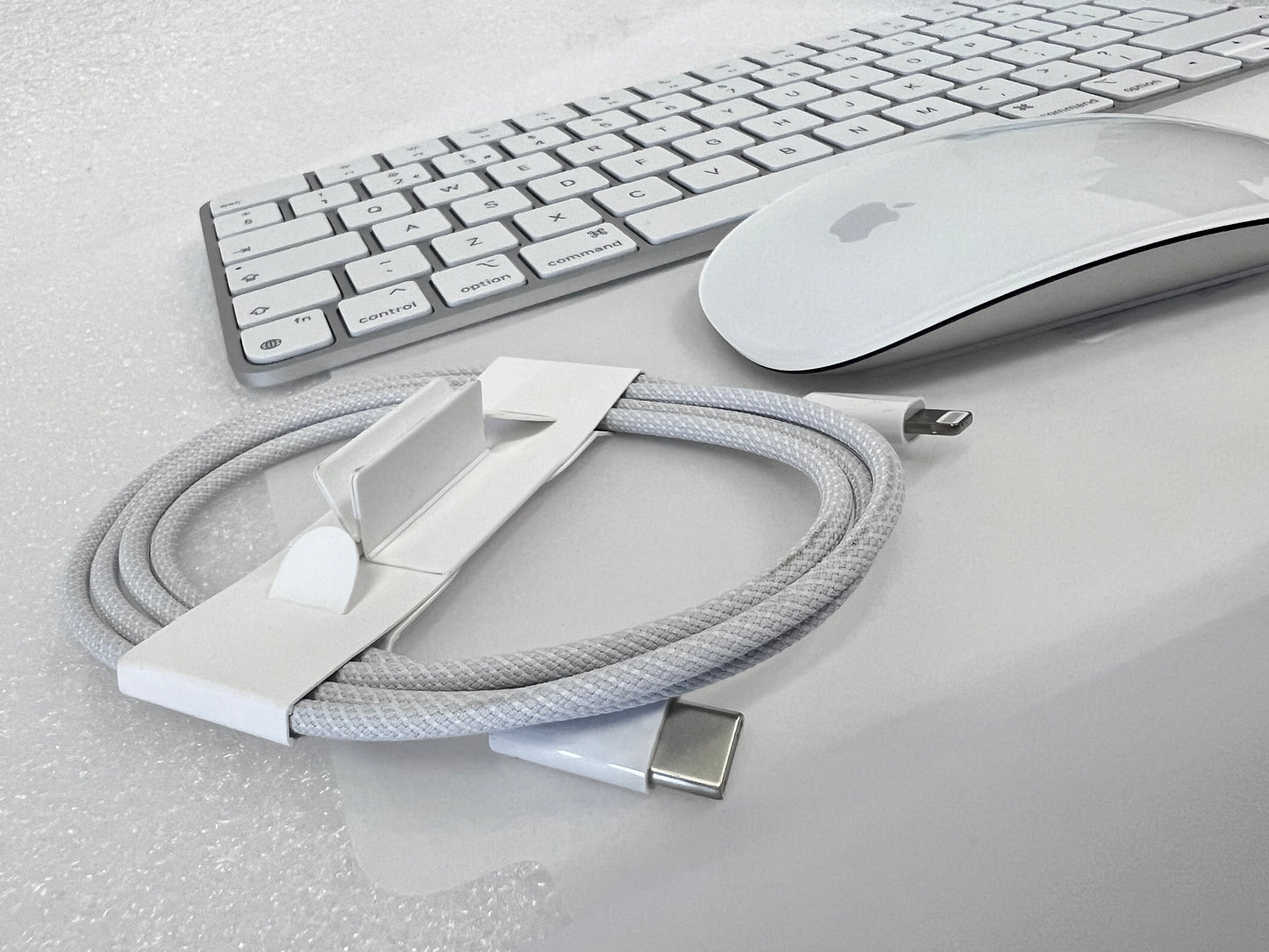 Apple Magic Keyboard with Touch ID A2449 3rd GEN Magic Mouse 2 + Woven Cable Genuine NEW Set