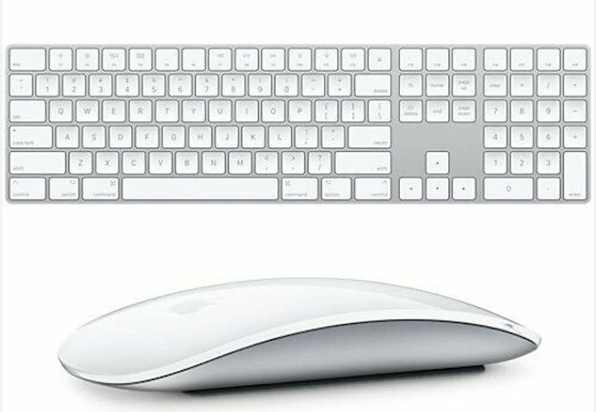 Apple Magic Keyboard with Touch ID A2449 3rd GEN Magic Mouse 2 + Woven Cable Genuine NEW Set