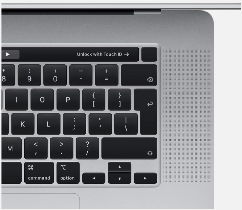 Apple MacBook Pro 15” Retina i7 9750H Turbo4.5GHz 16GB 512GB SSD Touch Bar laptop 4GB Graphics