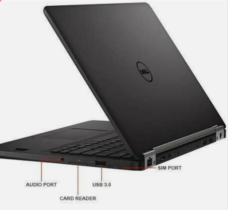 Dell Latitude Laptop 12.5" i5 6th Gen 16GB RAM 256GB SSD Windows 11 Warranty 1YR - E7270